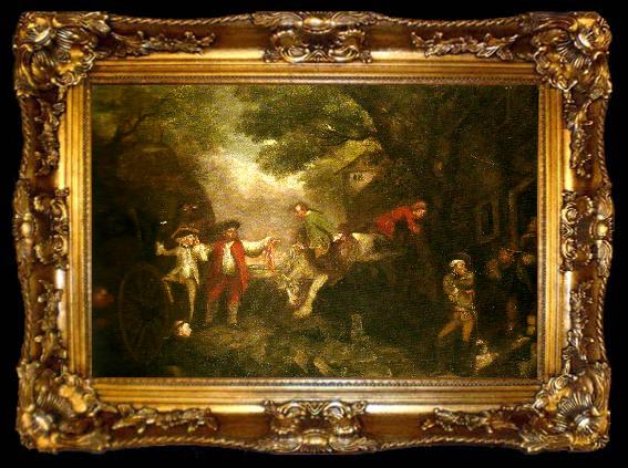 framed  Sir Joshua Reynolds ralph howard,s escapade, ta009-2